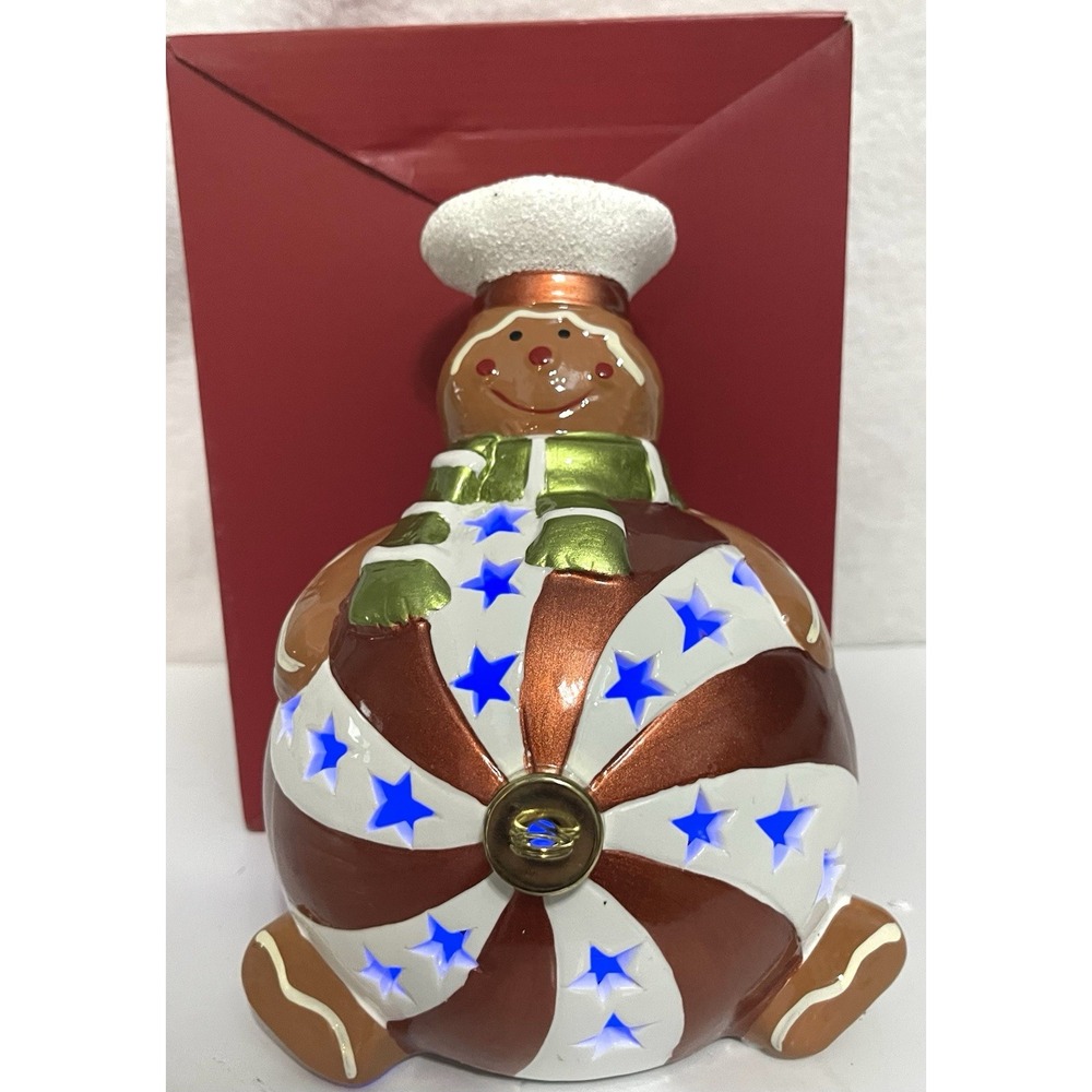Gingerbread Man Home Reflections Luminaries Lights Up Christmas
